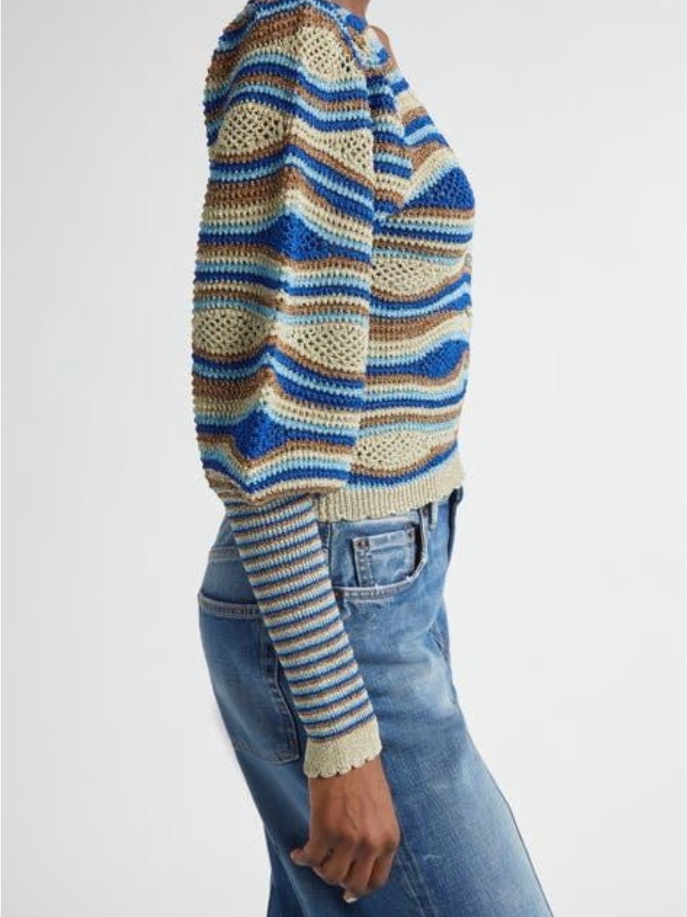 FARM Rio knit metallic sweater - Picture 2 of 2